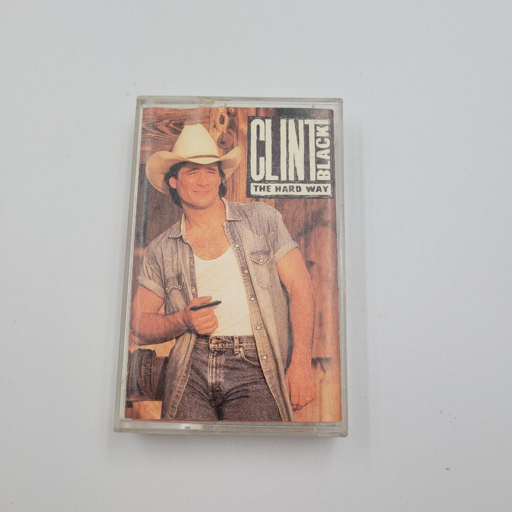 Clint Black The Hard Way Cassette Tape 1992 RCA Tested Works
